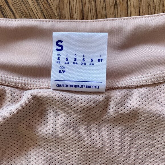 Reebok Classic Athleisure Blush Pink Mini Dress / Long Sleeves Size S - Picture 12 of 15